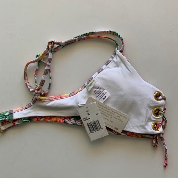 L*Space Swim JOAQUIN Lace-Up  Bikini Top - Picture 8 of 11